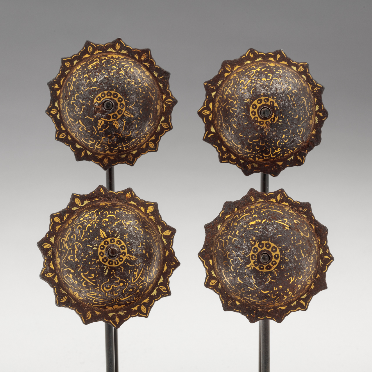 Gold Inlaid Shield Bosses
